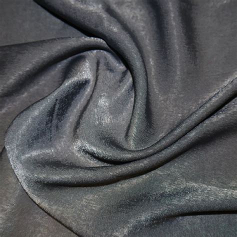 Silky Velvet Satin Fabric Grey 150cm Abakhan
