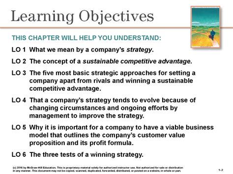 Strategic management is nothing but planning for both predictable as well as unfeasible contingencies. What is strategy and why is it important. (Chapter 1 ...