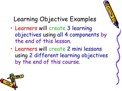 Ppt Creating Learning Objectives Powerpoint Presentation Free