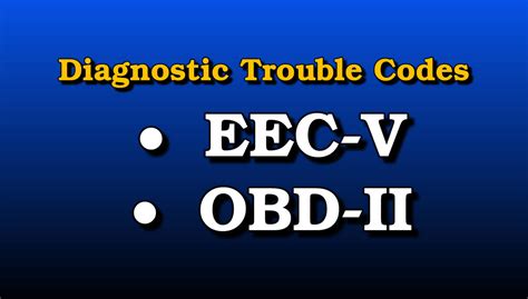 Diagnostic Trouble Codes Eec V And Obd Ii By Mjegameandcomicfan89 On