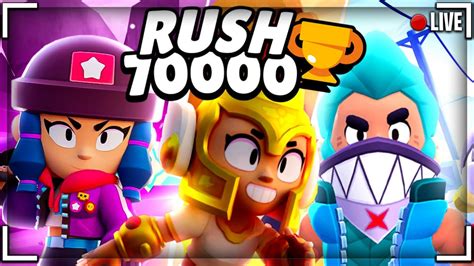 🔴live Brawl Stars Fr Annonce Rush 70k🏆 Pour Help Hyra 100k🏆on