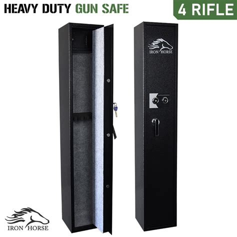 4 Rifle Gun Safe Dual Key Lock