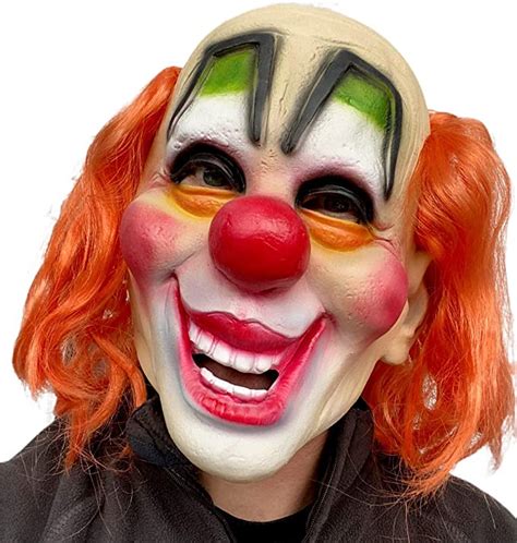 Classic Vintage Clown Mask Latex Scary Masks Horror Creepy Costume It