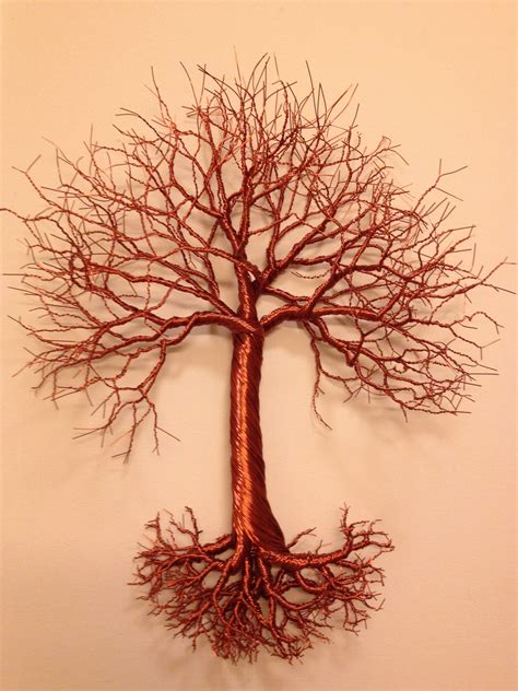 Large Hanging Copper Wire Tree Art Facebook Com Twistedforest