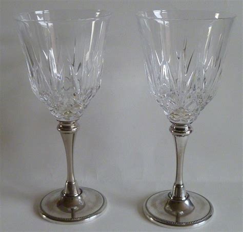 Vintage Royale County 24 Lead Crystal Wine Glasses With Etsy