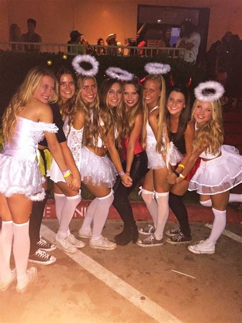 Angels And Devils Costume Halloween Squadup Girlgang College