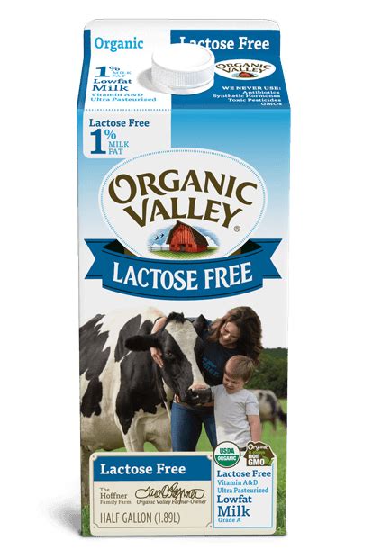 Lactose-Free 1% Milk, Ultra Pasteurized, Half Gallon