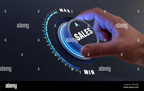 Increase Sales Volume Profit And Revenue Concept Successful Marketing