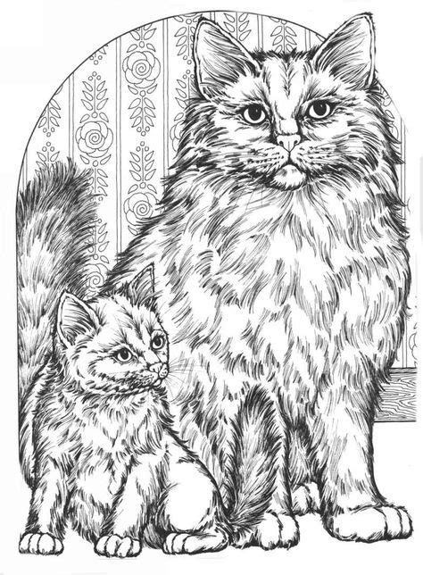 This is why we are starting a series of mindful coloring pages pictures for both adults and kids to work on side by side. #catcoloring Click Image for more Cat Color | Cat coloring ...
