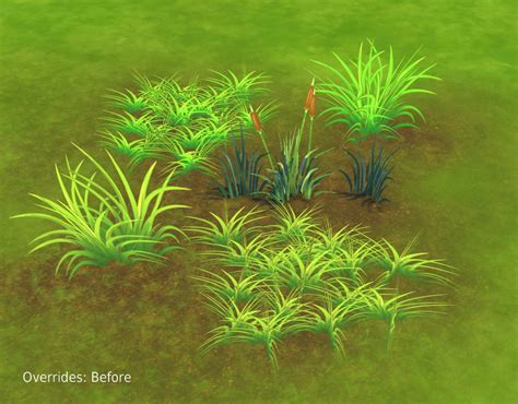Mod The Sims Liberated Grassreeds Sims Sims 4 Grass Patch