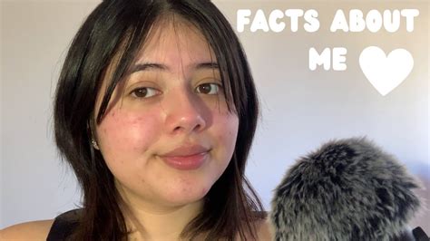 Asmr Whispering Facts About Myself Gum Chewing Youtube