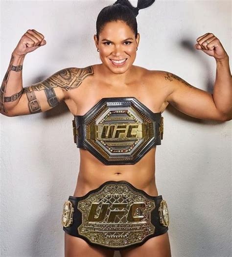 Ufc 277 Star Amanda Nunes Posed Nude With Only Her Belts Covering Her