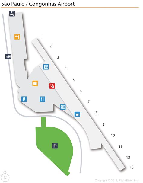 Congonhas Sao Paulo Airport Map CGH Printable Terminal Maps Shops