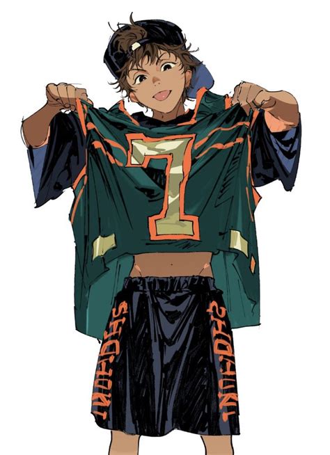 A Drawing Of A Person Wearing A Football Uniform