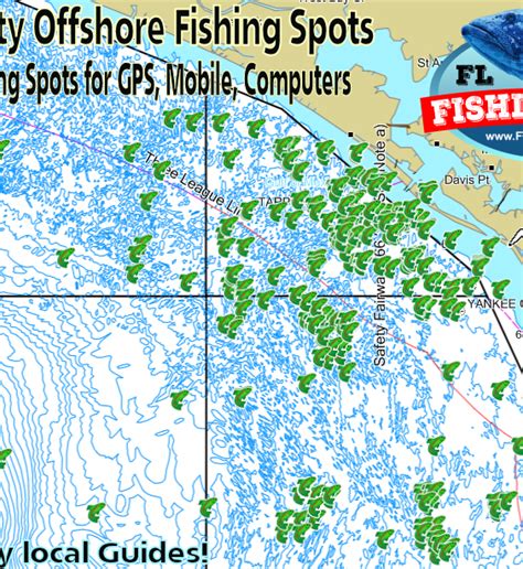 Panama City Offshore Fishing Spots Florida Fishing Maps And Gps