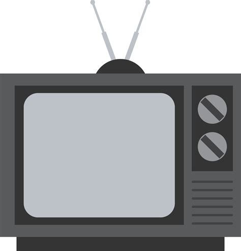 Old Television Png Image Black And White Olds Television