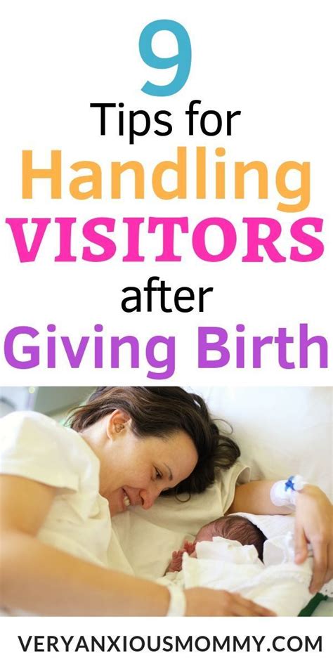 Tips For Dealing With Visitors After Baby Is Born Very Anxious