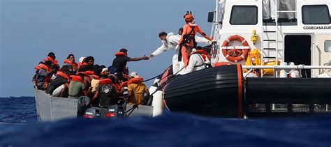 Hundreds Of Migrants Are In Limbo On Rescue Boats In Mediterranean Arlington Catholic Herald