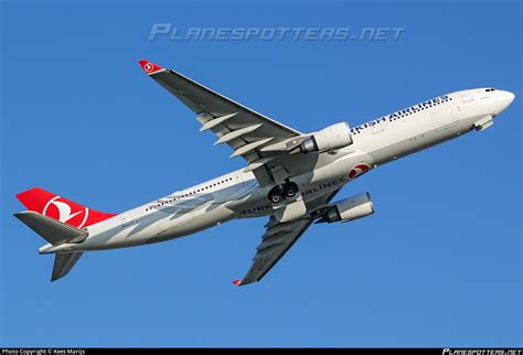 Tc Jof Turkish Airlines Airbus A330 303 Photo By Kees Marijs Id