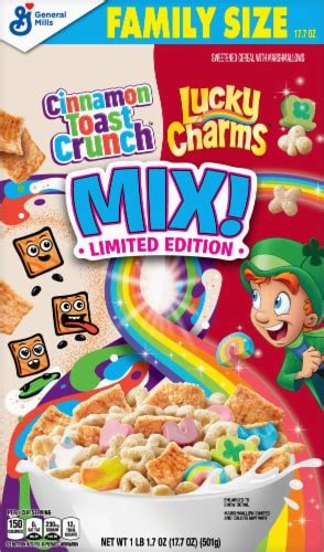 General Mills Cinnamon Toast Crunchlucky Charms Mix Limited Edition
