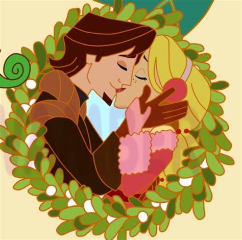 Best Kiss Disney Fan Art Tangled Fanart Cute Disney Wallpaper