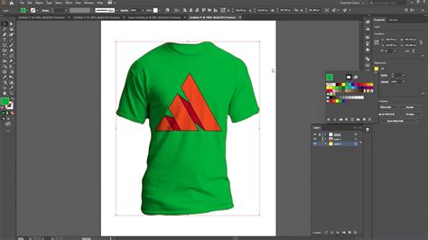 How To Create A Vector T Shirt Mockup Template In Adobe Illustrator Images