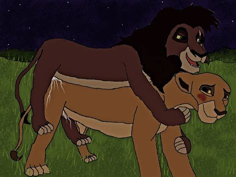 Rule 34 Blush Cum Disney Feline Female Kiara King Kovu Lion Male