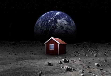 Artist Mikael Genberg To Install Self Assembling House On The Moon In 2015