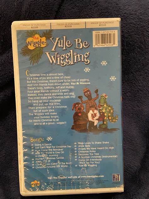 The Wiggles Yule Be Wiggling Vhs Video Tape Hit Entertainment Vgc