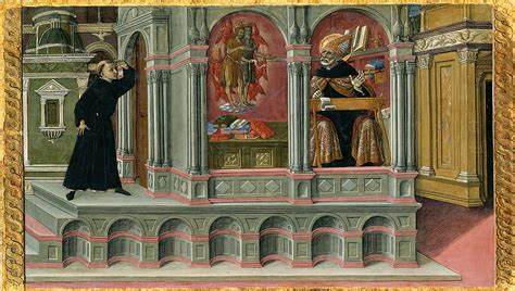 saint augustine s vision of saints jerome and john the baptist 1476