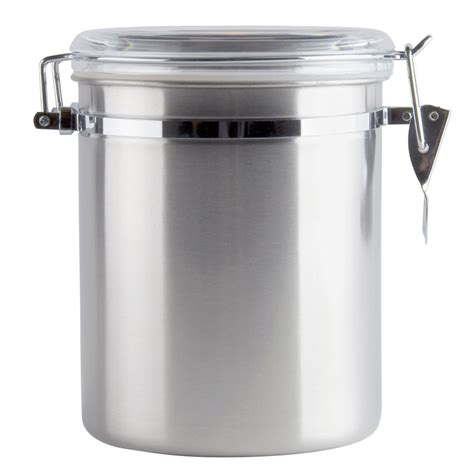Visit the anchor hocking store. 1.56 Qt. Stainless Steel Ingredient Storage Canister with ...