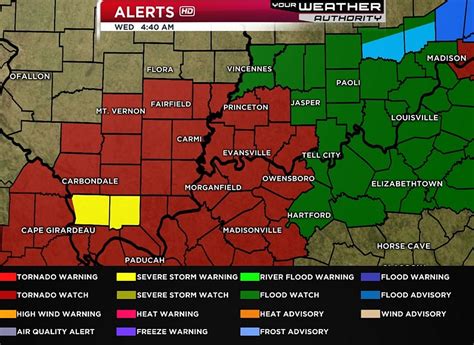 Much Of The Tri State Under A Tornado Watch This Morning