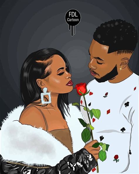 Black Couples Art On Instagram “by Fdlcartoon 🖌 🔥🔥🔥😍😍😍 Follow