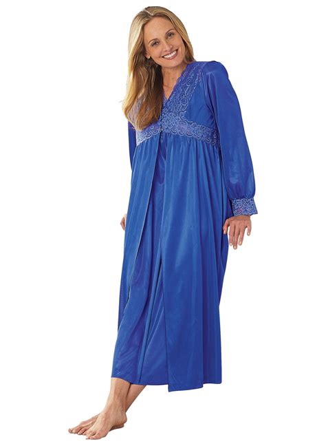 2 Pc Robe And Nightgown Set By Cozee Corner