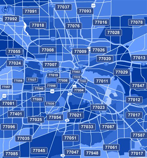 Texas Zip Code Map Houston Map Worksheets