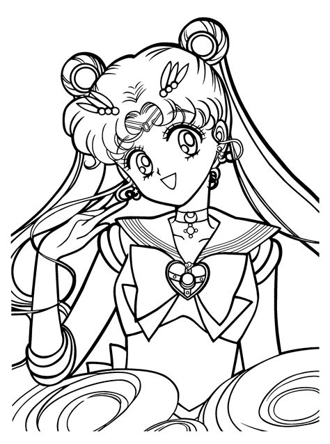 Sailor Moon Dibujos Animados Dibujos Para Colorear E Imprimir Gratis