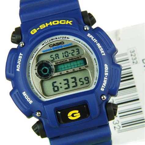 Casio Casio G Shock Dw9052 2v Mens Blue Classic Digital Dial Resin Band Blue Watch Grailed