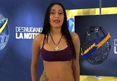 Presentadora Venezolana Se Desnuda En Apoyo A Su Selecci N El Diario