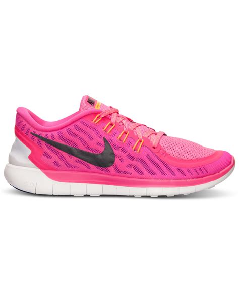 Nike Womens Free 50 Running Sneakers From Finish Line In Pink Lyst