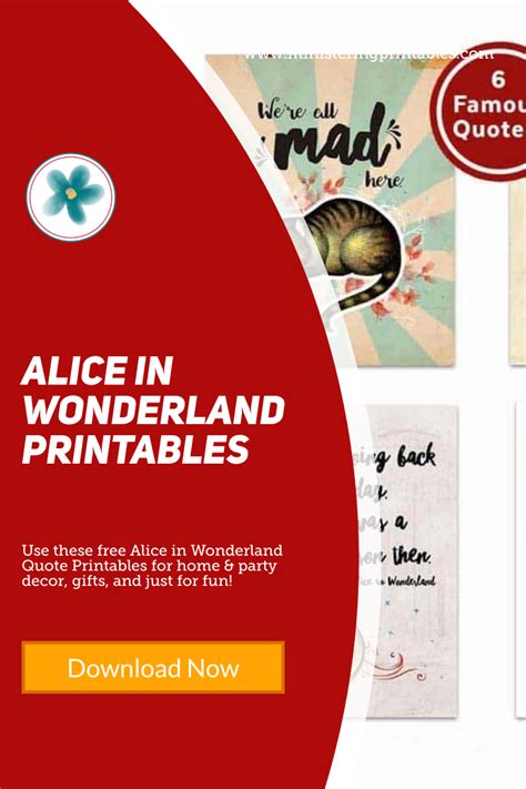 Alice In Wonderland Printables Ministering Printables