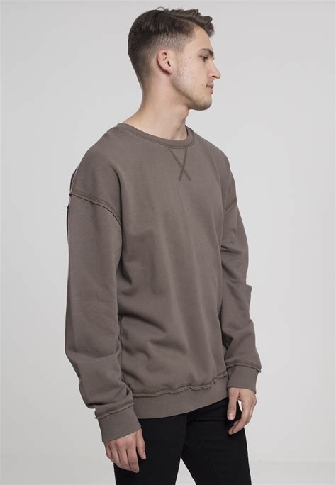Urban Classics Mens Sweatshirt Jumper Fine Knit Melange Cotton Sweater