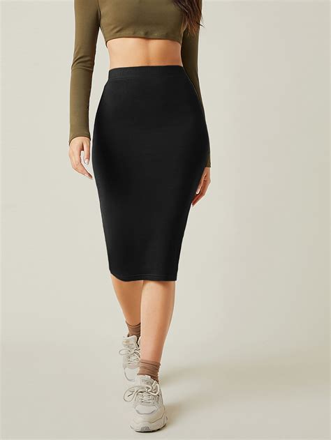 High Waist Bodycon Skirt