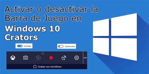 El emulador de dos más. Desactiva o activa la nueva Barra Juegos de Windows 10 ...