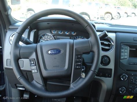 2013 Ford F150 Xlt Supercrew 4x4 Steel Gray Steering Wheel Photo