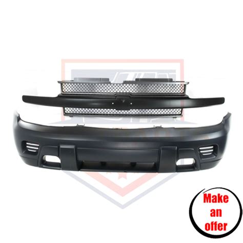 Front Bumper Cover Kit W Grille Assembly For 2002 2005 Chevrolet