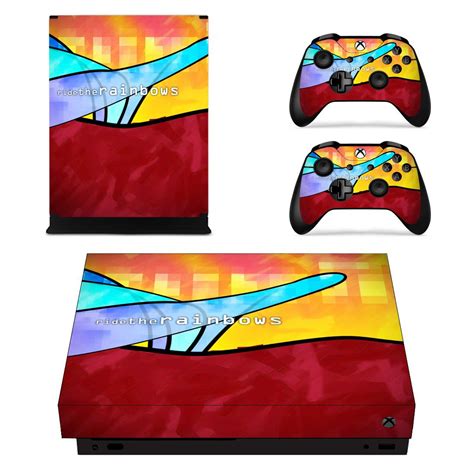 Ride The Rainbows Skin Sticker Decal For Xbox One X