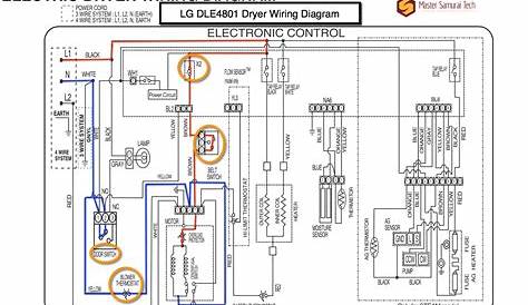 LG DLE4801 Dryer Wiring Diagram - The Appliantology Gallery