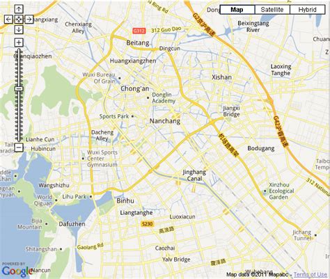 City Map Of Wuxi Street Map Wuxi Guide Wuxi Roads Map