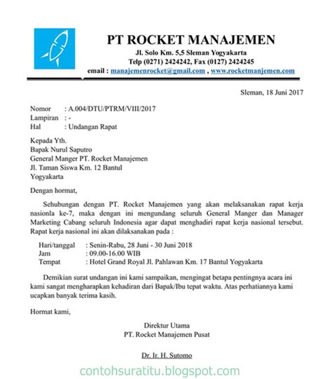 Langsung saja simak pembahasan dibawah ini…? 5 Contoh Surat Undangan Dinas yang Benar