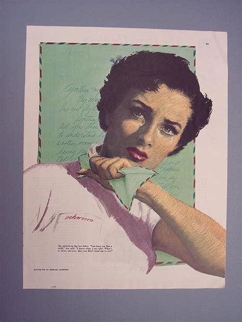 barbara schwinn art girl crying 1940 s original vintage magazine print art